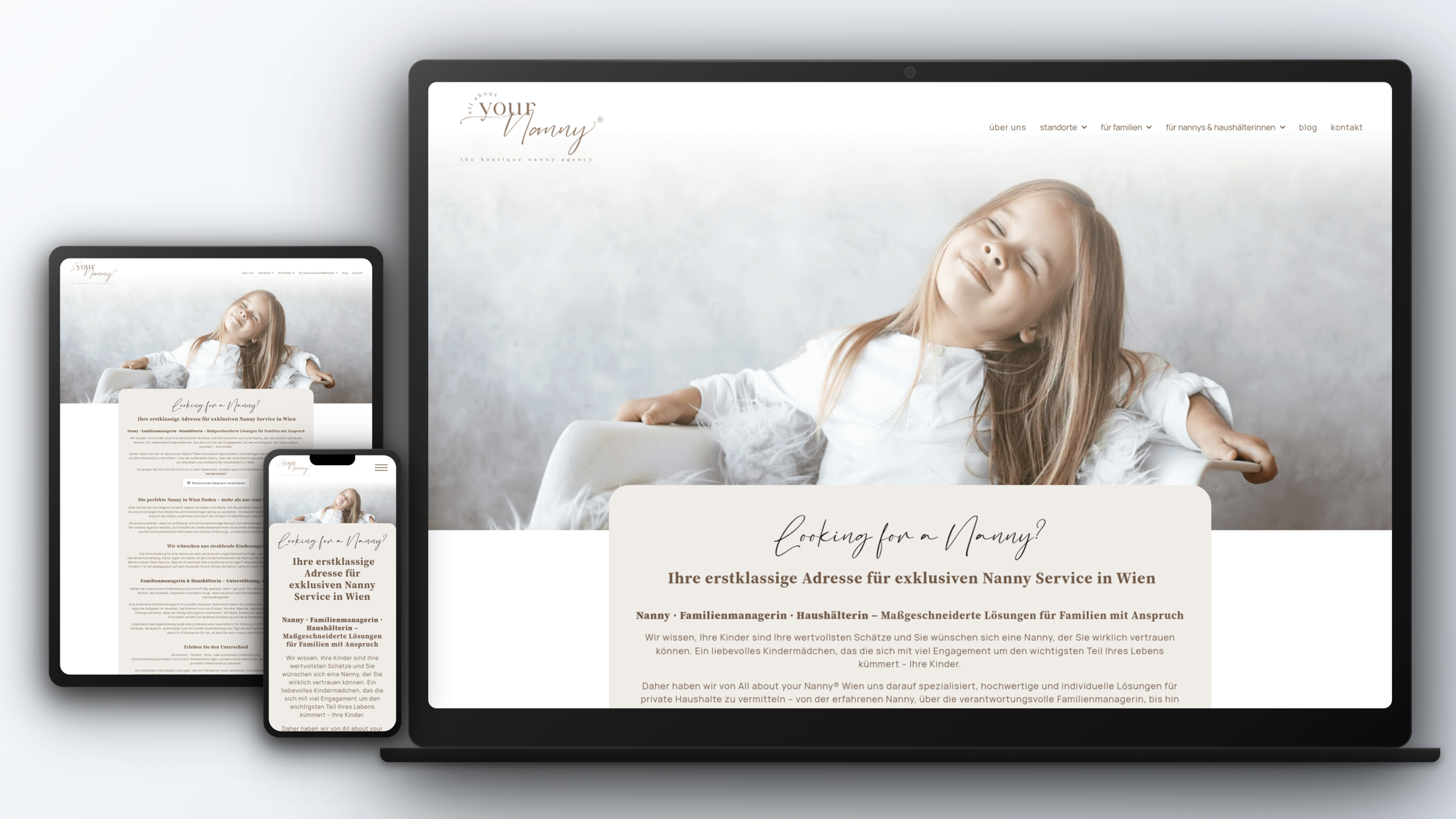Startseite von All about your Nanny
