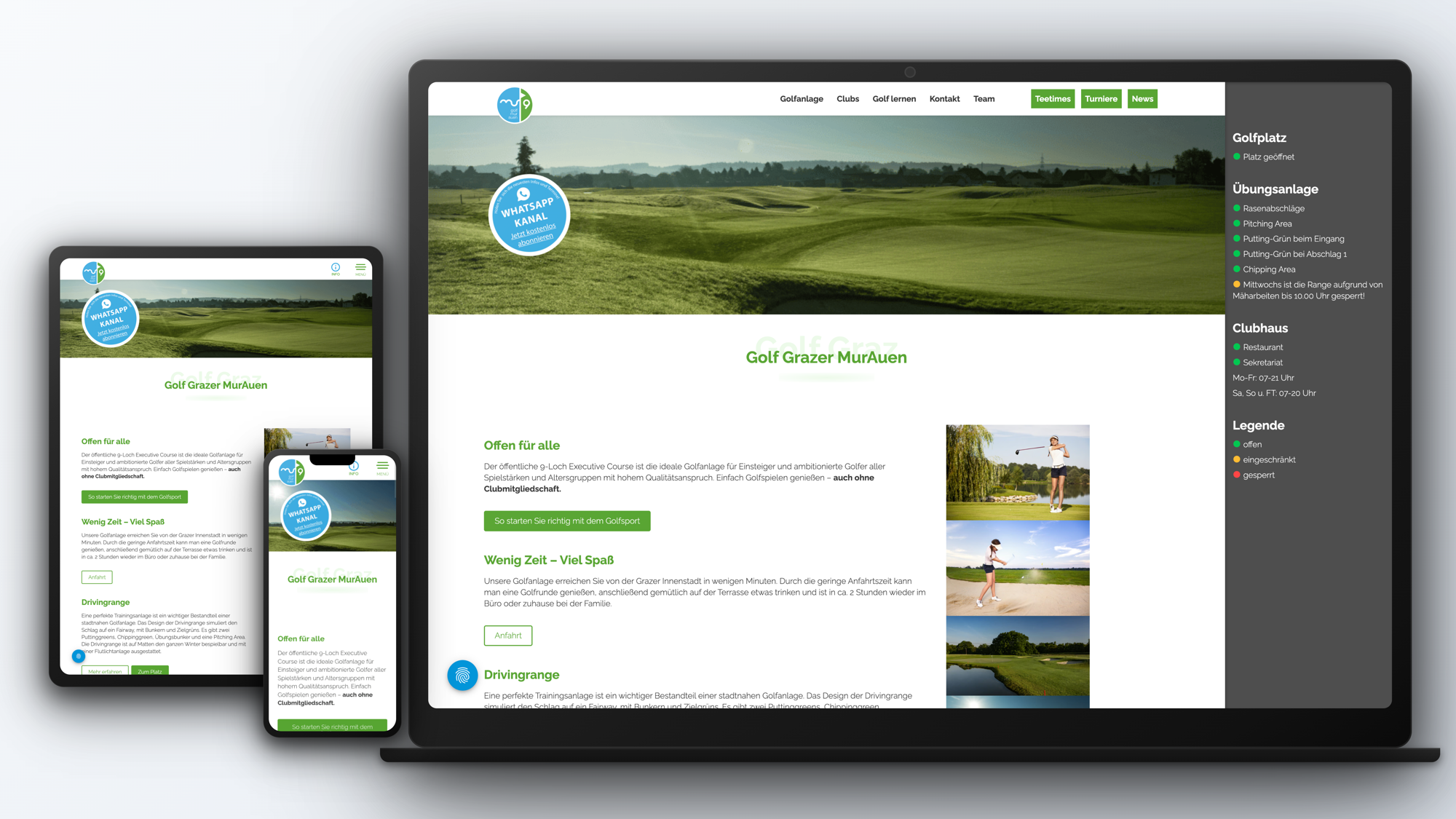 Startseite von Golf Grazer Murauen