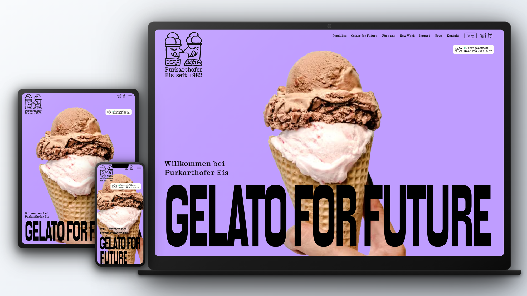 Startseite von Purkarthofer Eis